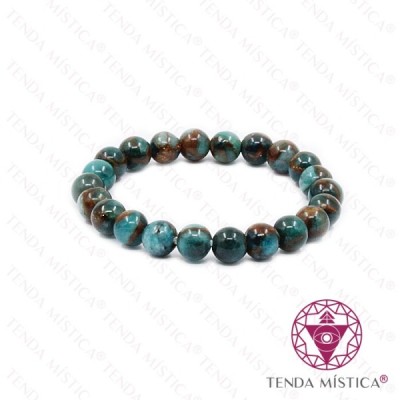 PULSEIRA TURQUESA AFRICANA 8MM