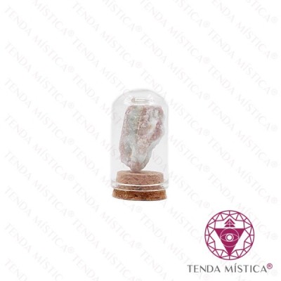 FRASCO VIDRO TURMALINA ROSA