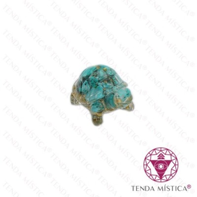 ORGONITE TRTARUGA MINI TURQUESA